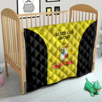 Australia Cricket Quilt 2024 World Cup Go Aussie - Gold Version