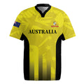 Custom Australia Cricket Rugby Jersey 2024 World Cup Go Aussie - Gold Version