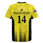 Custom Australia Cricket Rugby Jersey 2024 World Cup Go Aussie - Gold Version