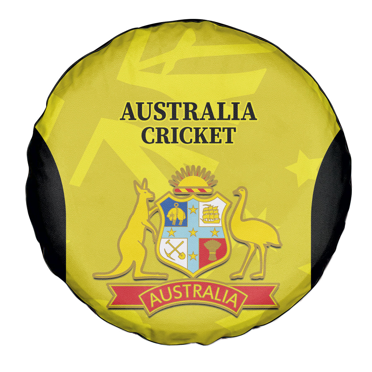 Australia Cricket Spare Tire Cover 2024 World Cup Go Aussie - Gold Version