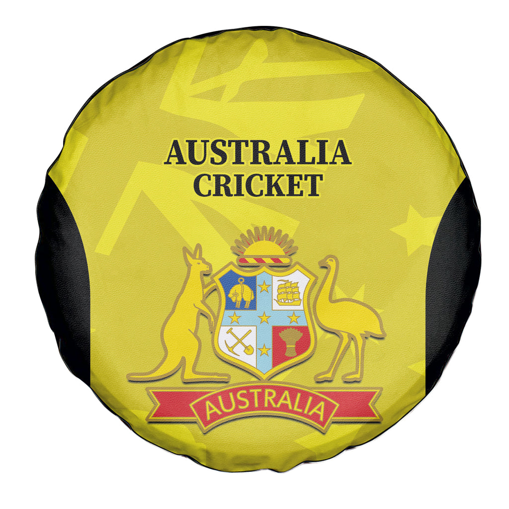 Australia Cricket Spare Tire Cover 2024 World Cup Go Aussie - Gold Version
