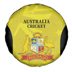 Australia Cricket Spare Tire Cover 2024 World Cup Go Aussie - Gold Version