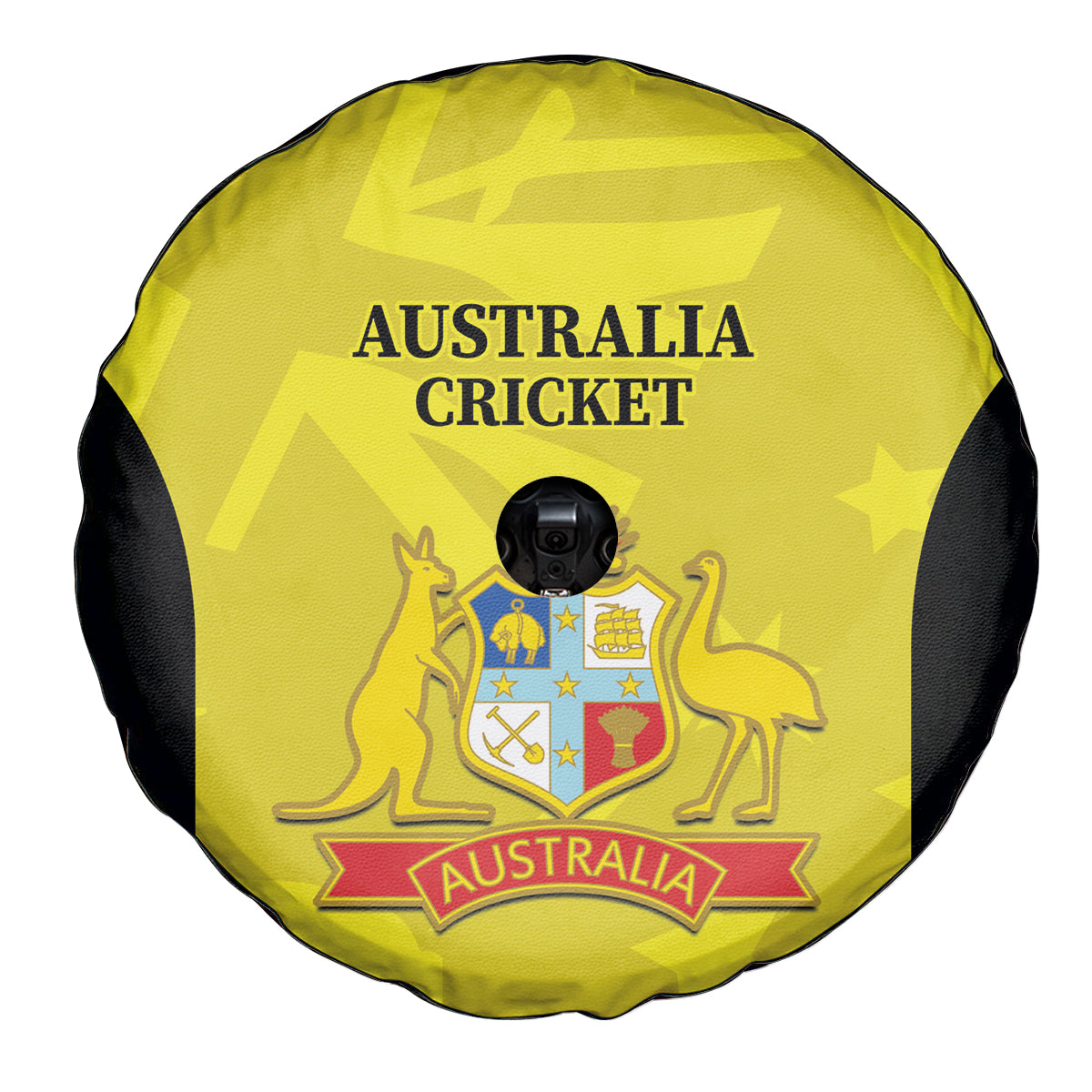 Australia Cricket Spare Tire Cover 2024 World Cup Go Aussie - Gold Version