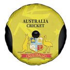 Australia Cricket Spare Tire Cover 2024 World Cup Go Aussie - Gold Version