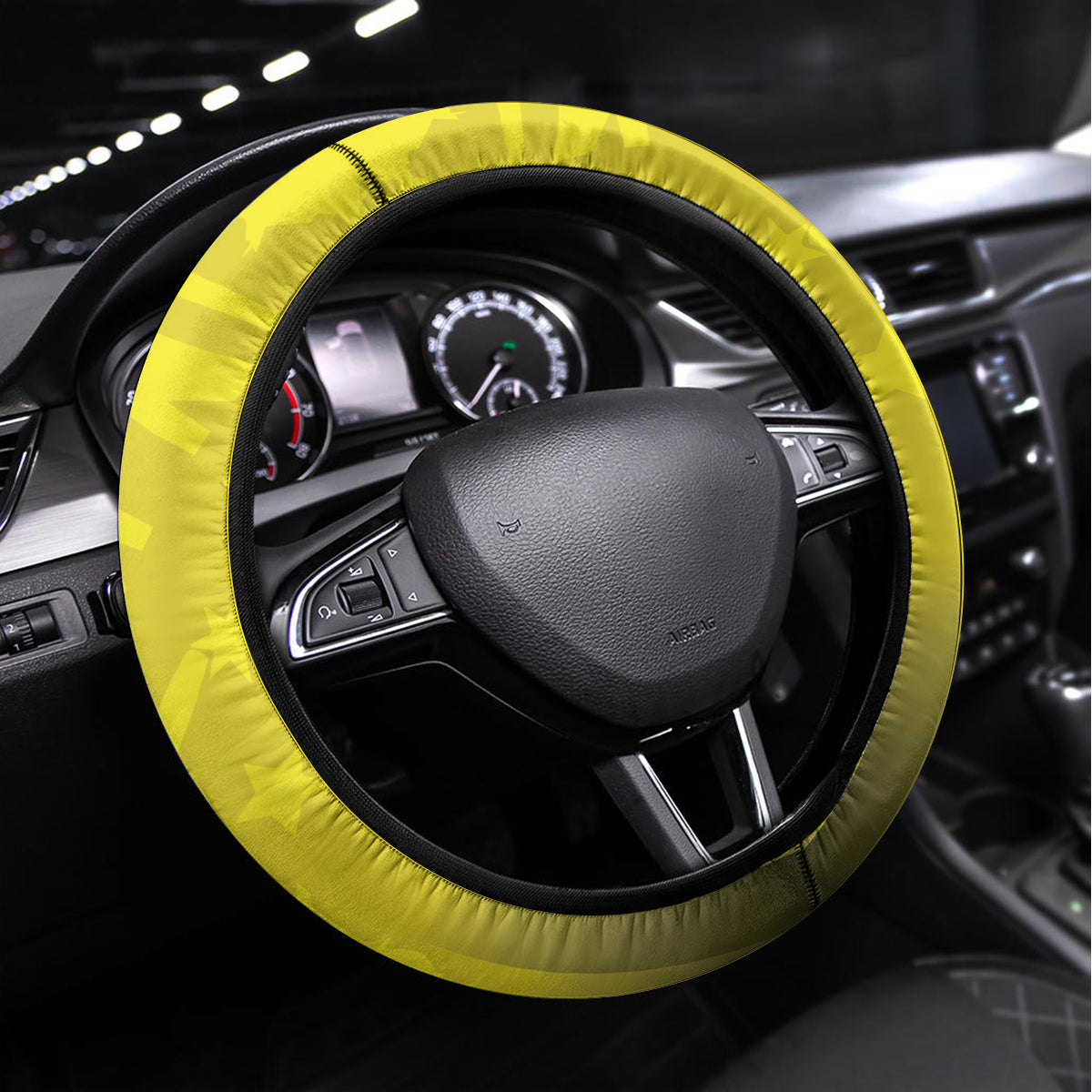 Australia Cricket Steering Wheel Cover 2024 World Cup Go Aussie - Gold Version