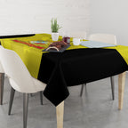 Australia Cricket Tablecloth 2024 World Cup Go Aussie - Gold Version