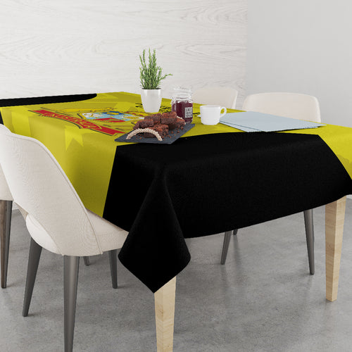 Australia Cricket Tablecloth 2024 World Cup Go Aussie - Gold Version