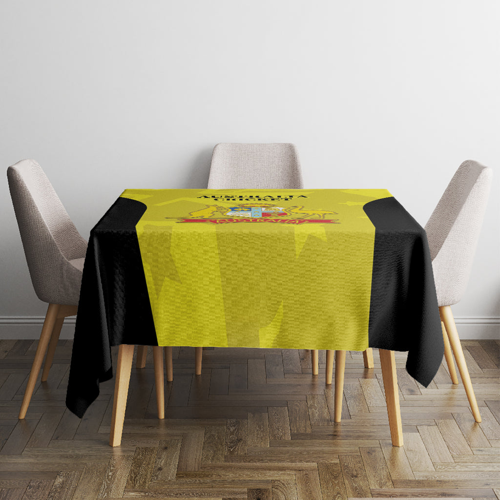 Australia Cricket Tablecloth 2024 World Cup Go Aussie - Gold Version