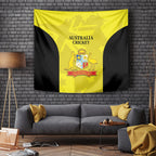Australia Cricket Tapestry 2024 World Cup Go Aussie - Gold Version
