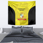 Australia Cricket Tapestry 2024 World Cup Go Aussie - Gold Version