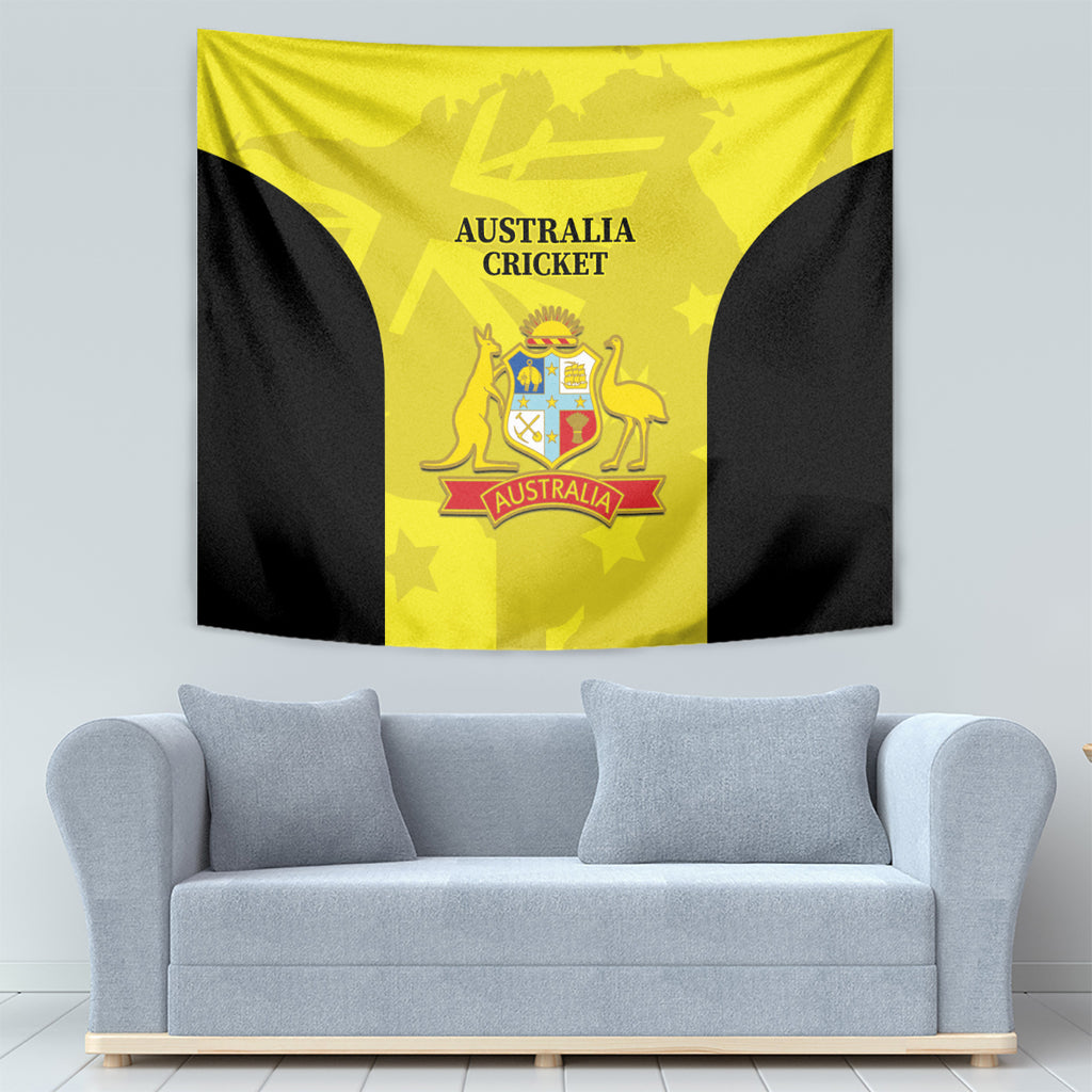Australia Cricket Tapestry 2024 World Cup Go Aussie - Gold Version