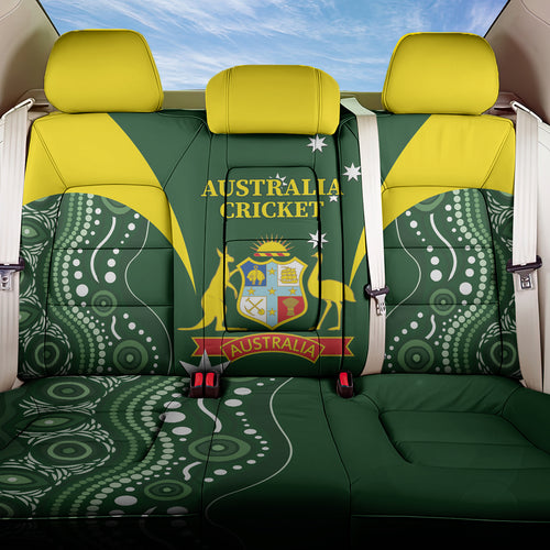 Australia Cricket Back Car Seat Cover 2024 World Cup Go Aussie - Green Version
