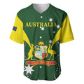 Custom Australia Cricket Baseball Jersey 2024 World Cup Go Aussie - Green Version