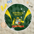 Australia Cricket Beach Blanket 2024 World Cup Go Aussie - Green Version