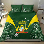 Australia Cricket Bedding Set 2024 World Cup Go Aussie - Green Version
