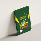 Australia Cricket Canvas Wall Art 2024 World Cup Go Aussie - Green Version