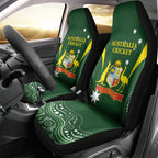 Australia Cricket Car Seat Cover 2024 World Cup Go Aussie - Green Version