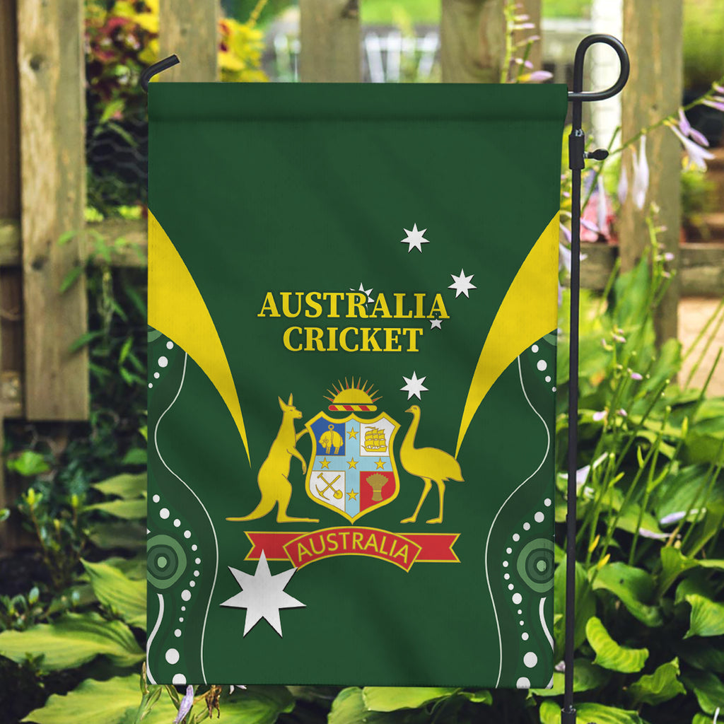 Australia Cricket Garden Flag 2024 World Cup Go Aussie - Green Version