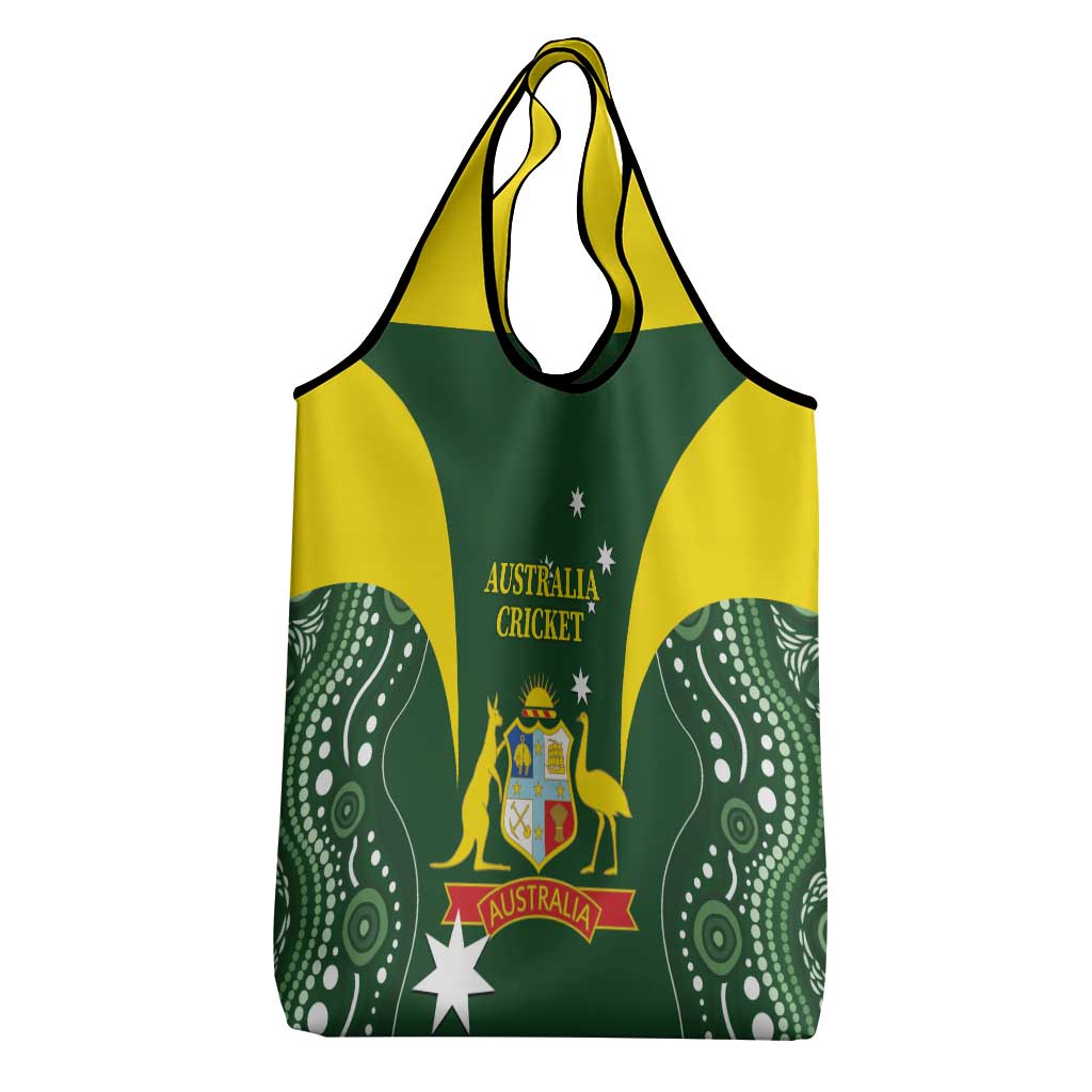 Australia Cricket Grocery Bag World Cup Go Aussie - Green Version