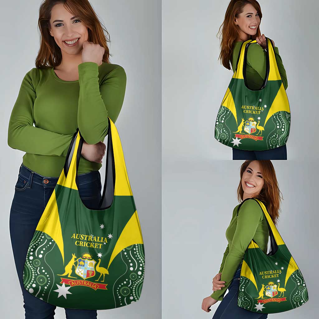 Australia Cricket Grocery Bag World Cup Go Aussie - Green Version