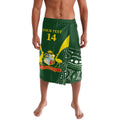 Custom Australia Cricket Lavalava 2024 World Cup Go Aussie - Green Version