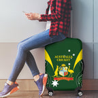 Australia Cricket Luggage Cover 2024 World Cup Go Aussie - Green Version