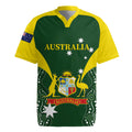 Custom Australia Cricket Rugby Jersey 2024 World Cup Go Aussie - Green Version