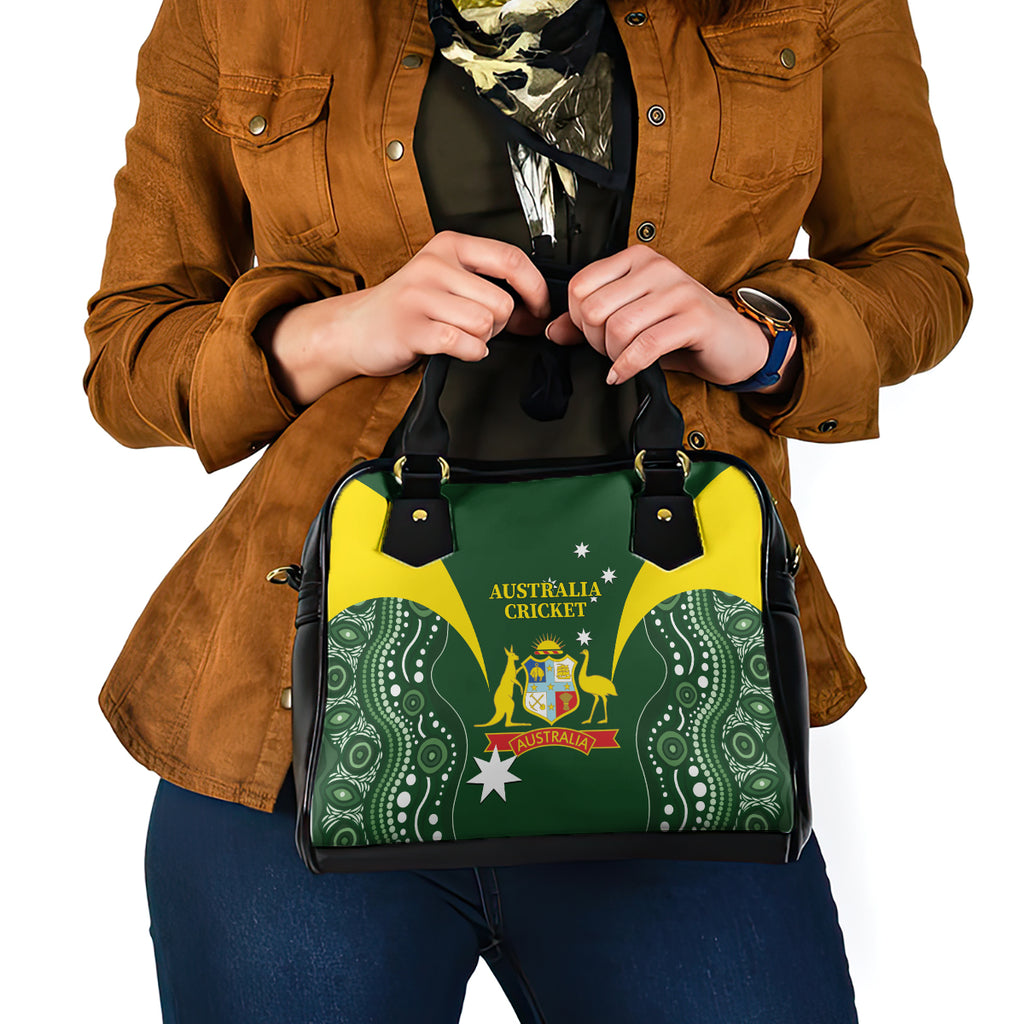Australia Cricket Shoulder Handbag 2024 World Cup Go Aussie - Green Version