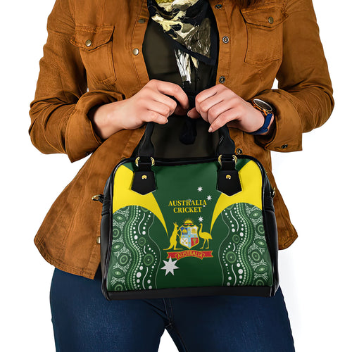 Australia Cricket Shoulder Handbag 2024 World Cup Go Aussie - Green Version