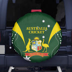 Australia Cricket Spare Tire Cover 2024 World Cup Go Aussie - Green Version