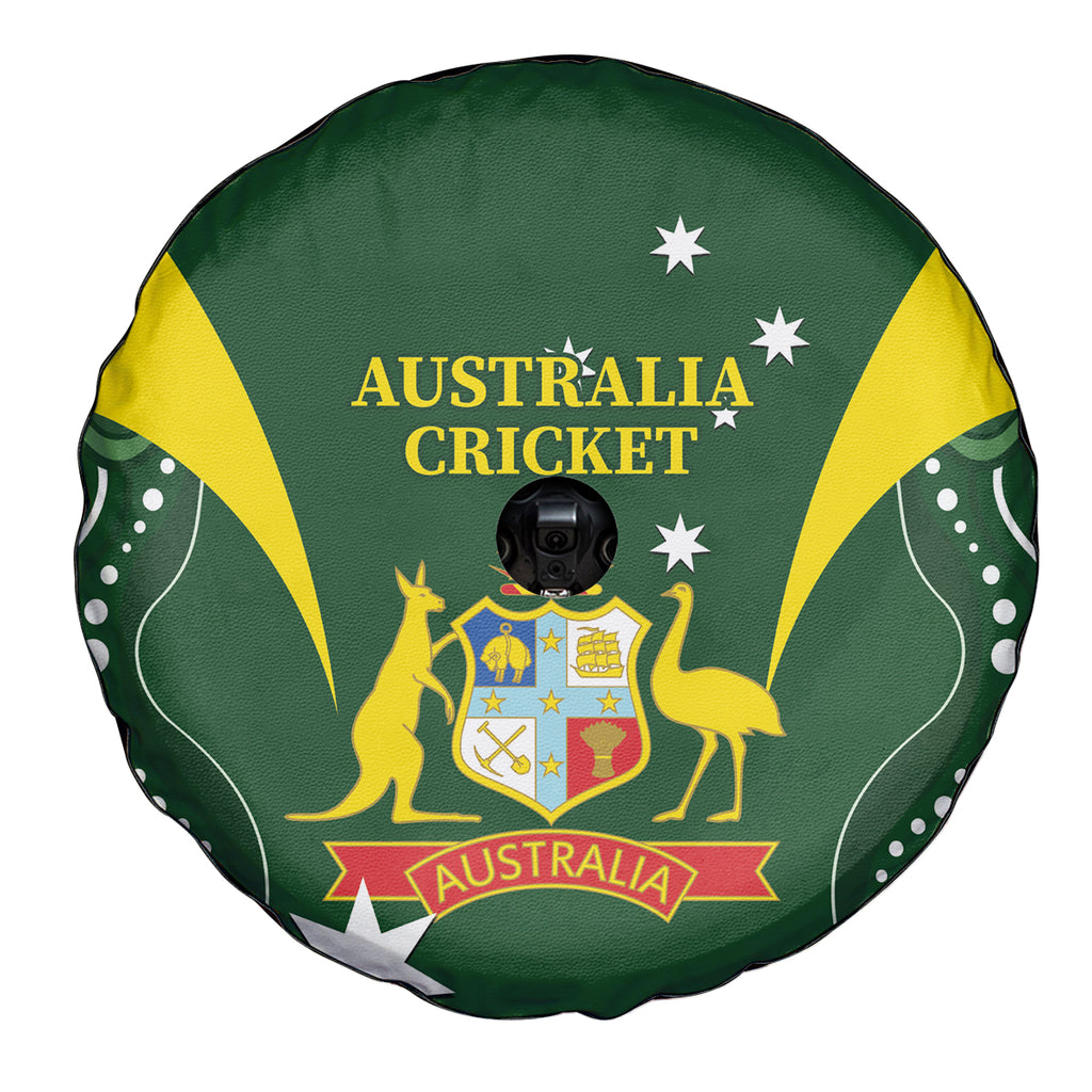 Australia Cricket Spare Tire Cover 2024 World Cup Go Aussie - Green Version