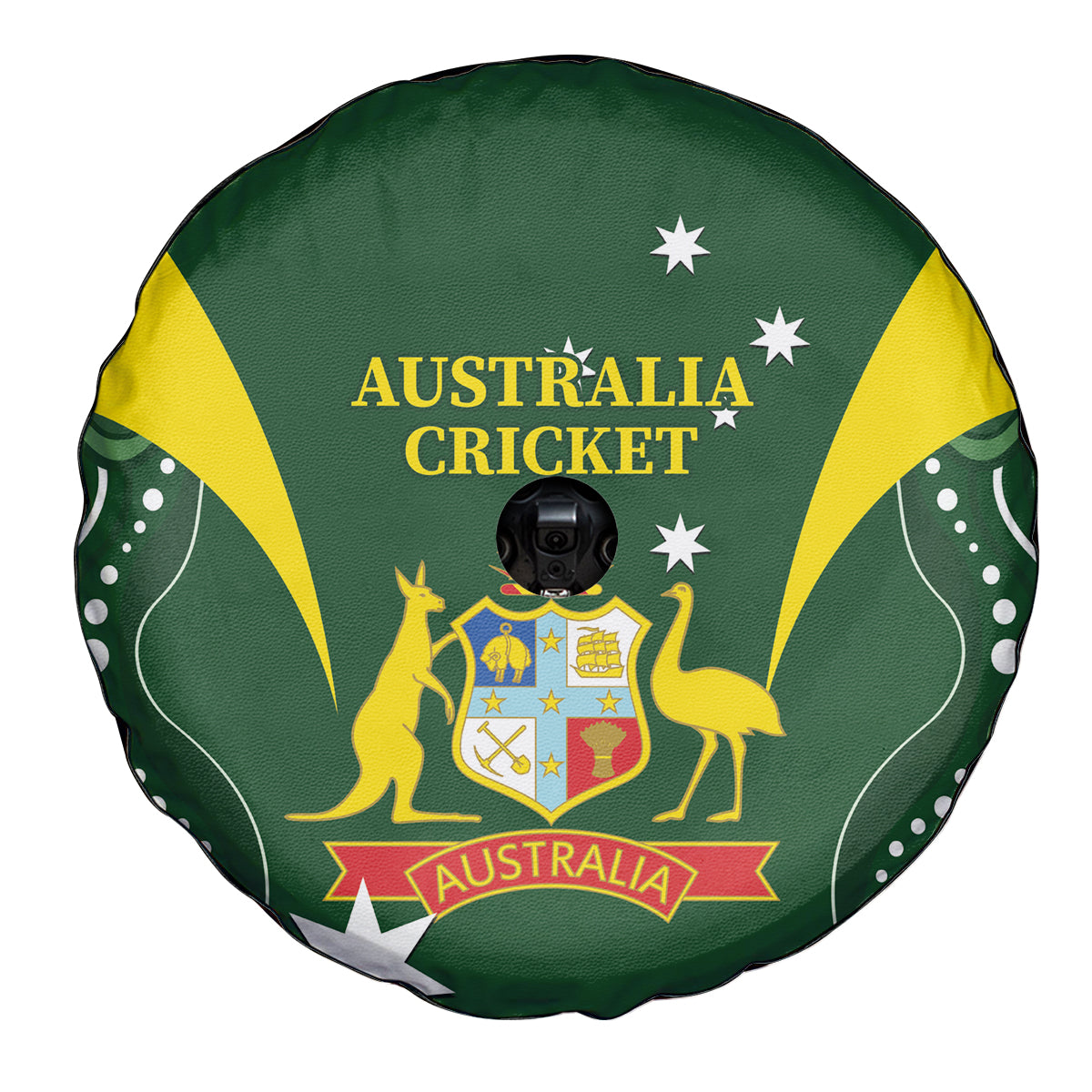 Australia Cricket Spare Tire Cover 2024 World Cup Go Aussie - Green Version