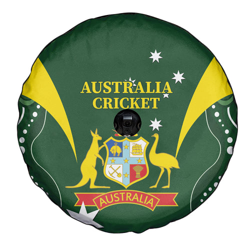 Australia Cricket Spare Tire Cover 2024 World Cup Go Aussie - Green Version