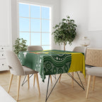 Australia Cricket Tablecloth 2024 World Cup Go Aussie - Green Version
