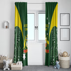 Australia Cricket Window Curtain 2024 World Cup Go Aussie - Green Version