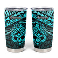 Matariki New Zealand Tumbler Cup Maori New Year Tiki Turquoise Version