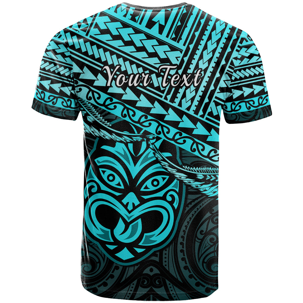 Personalised Matariki New Zealand T Shirt Maori New Year Tiki Turquoise Version LT14