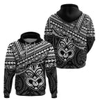 Matariki New Zealand Hoodie Maori New Year Tiki Black Version LT14