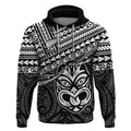 Personalised Matariki New Zealand Hoodie Maori New Year Tiki Black Version LT14
