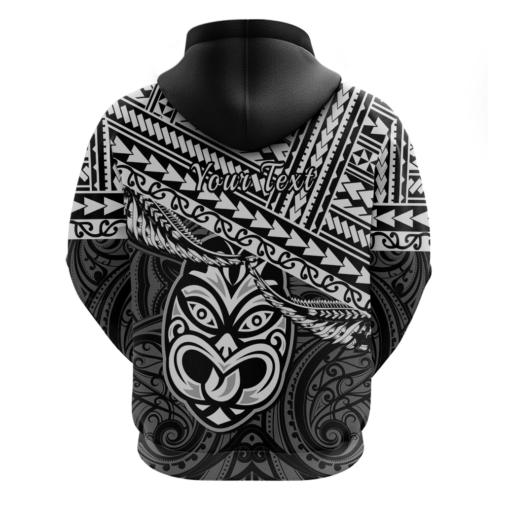 Personalised Matariki New Zealand Hoodie Maori New Year Tiki Black Version LT14