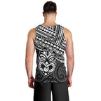 Personalised Matariki New Zealand Men Tank Top Maori New Year Tiki Black Version LT14