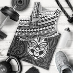 Personalised Matariki New Zealand Men Tank Top Maori New Year Tiki Black Version LT14