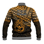 Matariki New Zealand Baseball Jacket Maori New Year Tiki Gold Version LT14