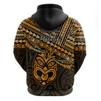 Matariki New Zealand Hoodie Maori New Year Tiki Gold Version LT14