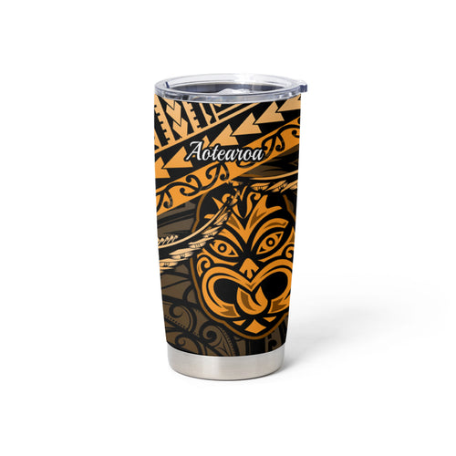Matariki New Zealand Tumbler Cup Maori New Year Tiki Gold Version