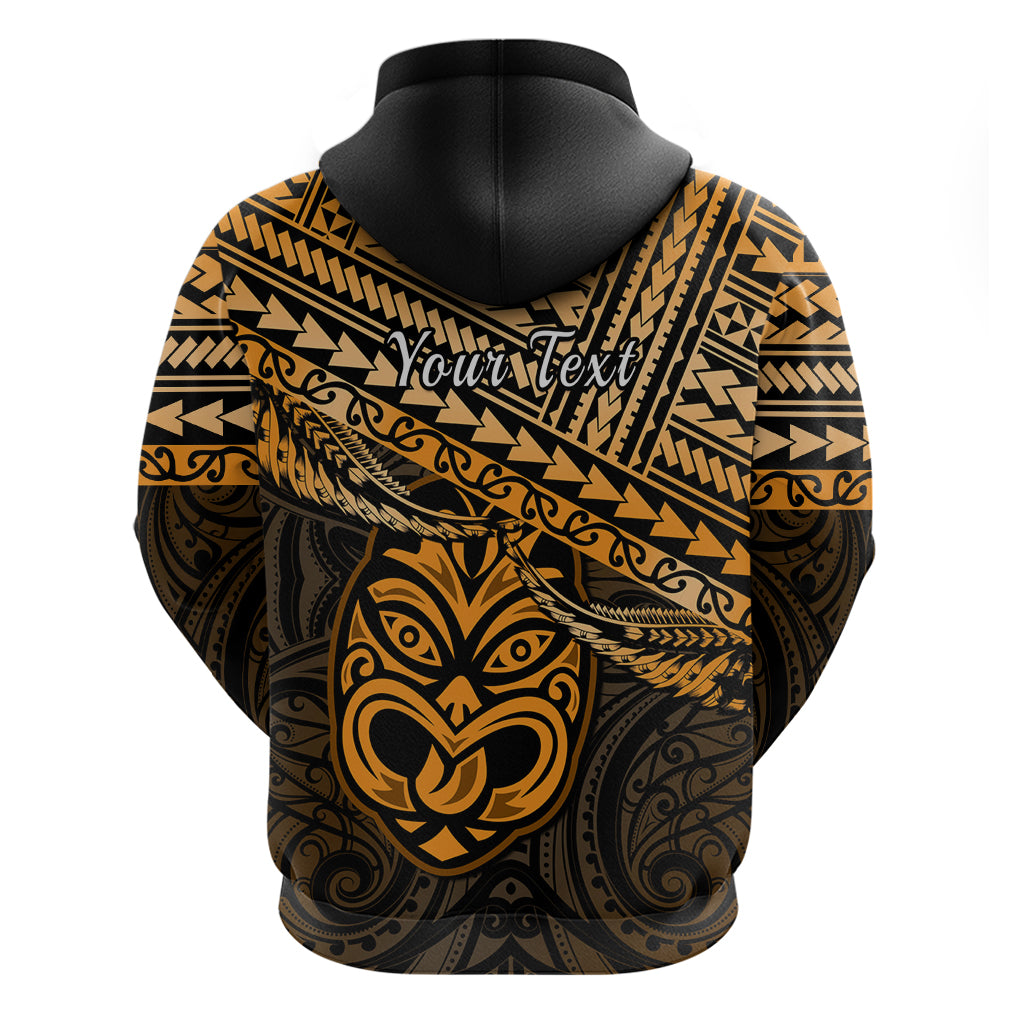 Personalised Matariki New Zealand Hoodie Maori New Year Tiki Gold Version LT14