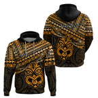 Personalised Matariki New Zealand Hoodie Maori New Year Tiki Gold Version LT14