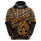 Personalised Matariki New Zealand Hoodie Maori New Year Tiki Gold Version LT14