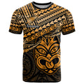 Personalised Matariki New Zealand T Shirt Maori New Year Tiki Gold Version LT14