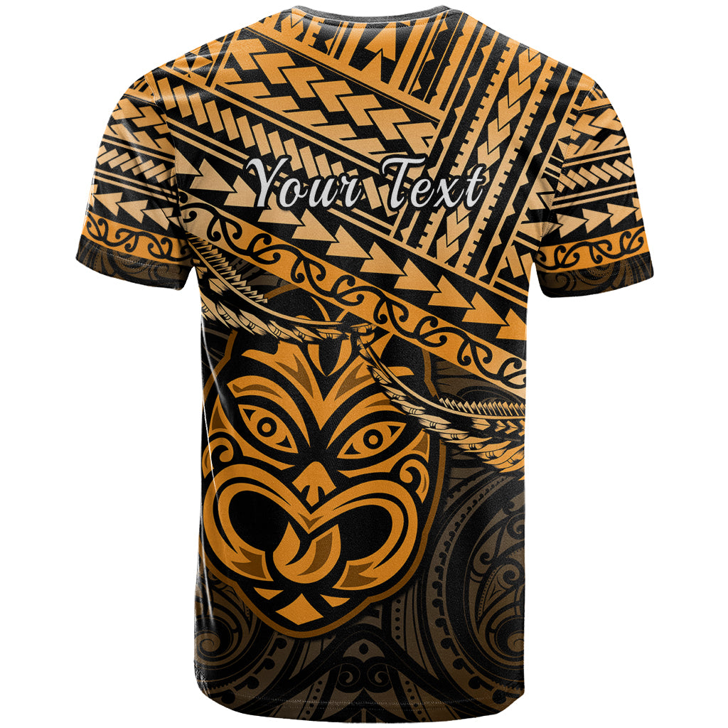 Personalised Matariki New Zealand T Shirt Maori New Year Tiki Gold Version LT14